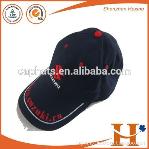Personalized promotional cap for Car with logo embroidered hat and cap